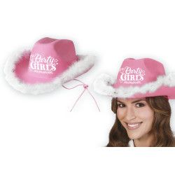 Roosa kauboimüts "Party girls"